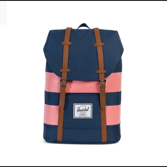 Herschel Supply Company Handbags - Herschel Retreat Rugby Stripe Backpack Navy New